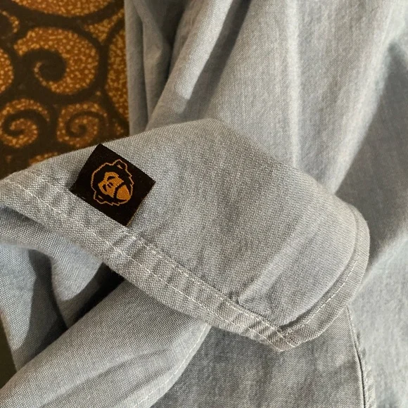 Howler Bros striped cotton-poly blend western pearl snap shirt - Picture 9 of 12